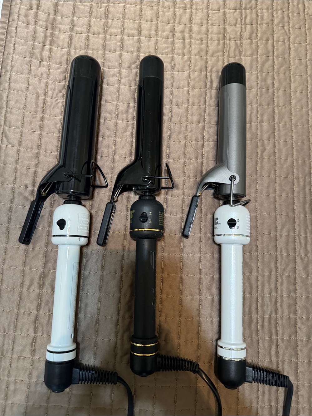 Hot tools professional curling iron bundle